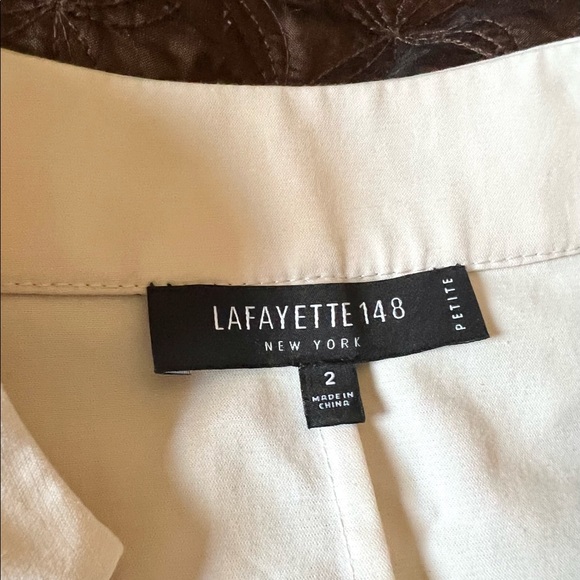 Lafayette 148 New York Cap Sleeve Sheath Dress Size 2 - Picture 8 of 8